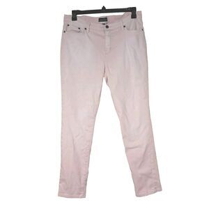 LRL Lauren Jeans Co Women's 14 Faded Pink Modern Skinny